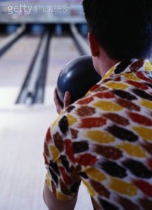 Aiming the bowling ball